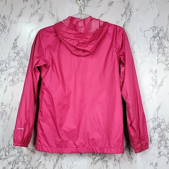 The Northface Girls Dryvent Hooded ZipUp Jacket Pink Size 14/16 Large - Picture 7 of 15